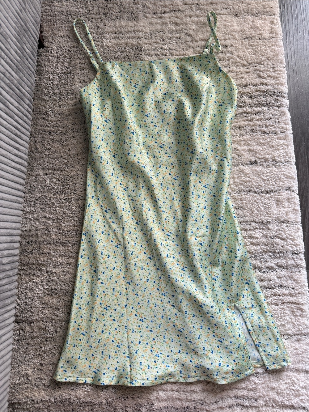 Princess Polly Pale Green Floral Slip Dress